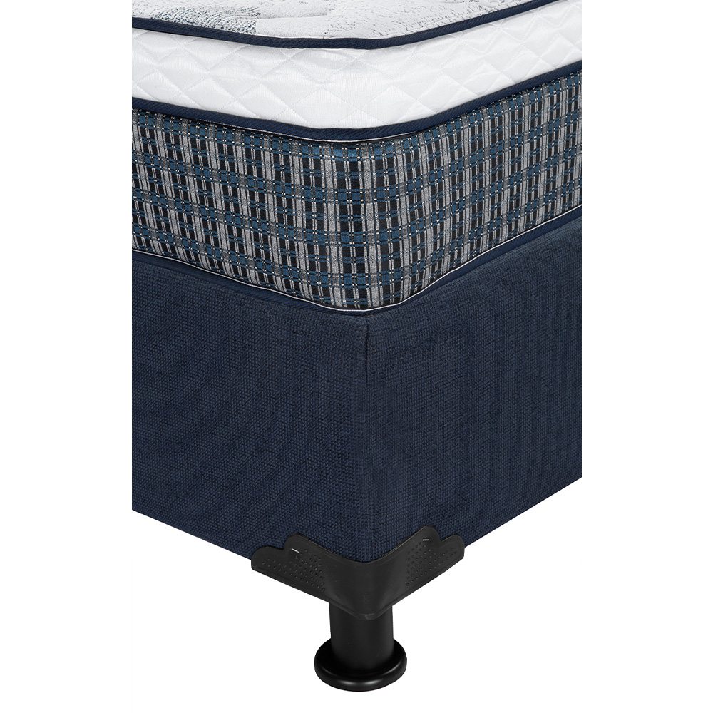 Foto 4 | Colchón Spring Air Cardona Color Azul King Size + Box Dicasa Azul + 2 Almohadas Trinity