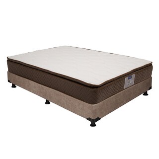 Foto 3 | Colchón Restonic Nautilus Queen Size + Box Dicasa Café + 2 Almohadas Trinity