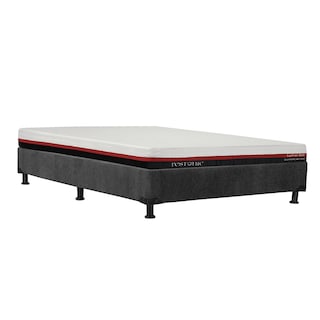 Foto 3 | Colchón Restonic Roll Color Rojo Matrimonial + Box Dicasa Gris + 2 Almohadas Osos + Protector Ultra + Sábanas Basic