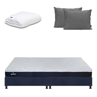 Foto 1 | Colchón Spring Air Therapy King Size + Box + Almohada 2pack + Protector Cloud