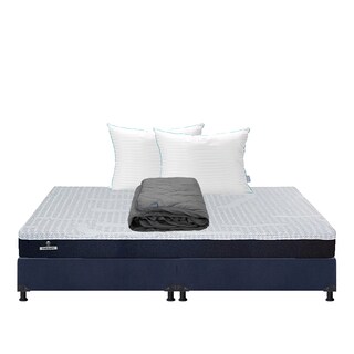 Foto 1 | Colchón Spring Air Therapy King Size + Box + Almohada Royal Twin + Protector Lux