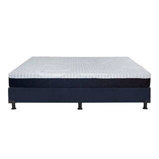 Foto 5 | Colchón Spring Air Therapy Color Azul Queen Size + Box Dicasa Azul + 2 Almohadas Trinity