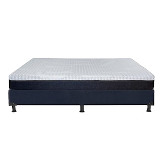 Foto 5 | Colchón Spring Air Therapy Color Azul Queen Size + Box Dicasa Azul + 2 Almohadas Osos + Protector Ultra