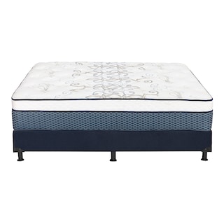 Foto 3 | Colchón Dicasa Cantabria Color Azul Queen Size + Box + Almohada Royal Twin + Sábanas Royal