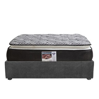 Foto 2 | Colchón Srpring Air Omega Matrimonial + Base Cama Gris Carbon + Protector Cloud + Sábanas Softy + Edredón Homy