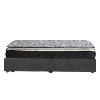 Foto 3 | Colchón Srpring Air Omega Matrimonial + Base Cama Gris Carbon + Protector Cloud + Sábanas Softy + Edredón Homy