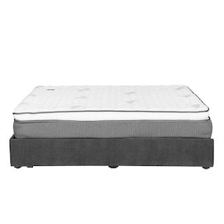 Foto 3 | Colchón Srpring Air Phantom Matrimonial + Base Cama Gris Carbon + Protector Cloud + Sábanas Softy + Edredón Homy
