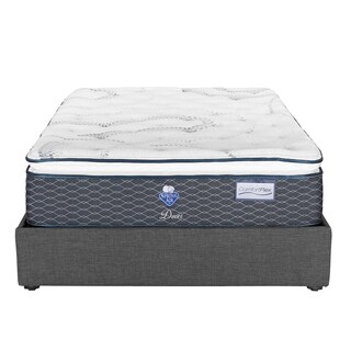 Foto 2 | Colchón Srpring Air Dover Matrimonial + Base Cama Gris Oscuro + Protector Cloud + Sábanas Softy + Edredón Homy