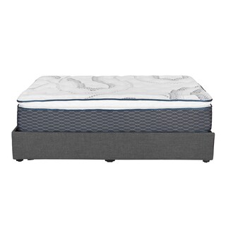 Foto 3 | Colchón Srpring Air Dover Matrimonial + Base Cama Gris Oscuro + Protector Cloud + Sábanas Softy + Edredón Homy