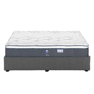 Foto 2 | Colchón Srpring Air Dover King Size + Base Cama Gris Oscuro + Protector Cloud + Sábanas Softy + Edredón Homy