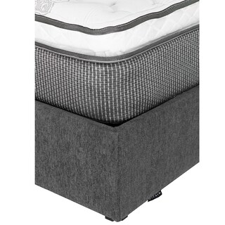 Foto 3 | Colchón Srpring Air Phantom King Size + Base Cama Gris Carbon + Protector Cloud + Sábanas Softy + Edredón Homy