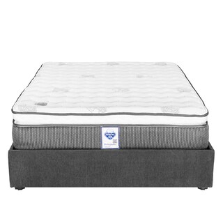 Foto 2 | Colchón Srpring Air Phantom Queen Size + Base Cama Gris Carbon + Protector Cloud + Sábanas Softy + Edredón Homy