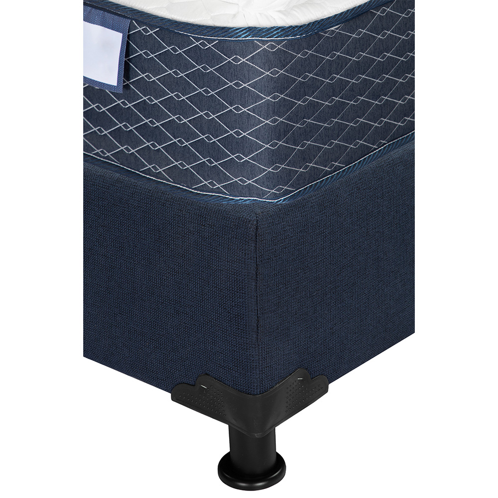 Foto 5 pulgar | Colchón Spring Air Dover King Size + Box Dicasa Color Azul+ 2 Almohadas Osos + Protector Ultra + Sábanas Basic