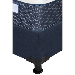Foto 4 | Colchón Spring Air Dover King Size + Box Dicasa Color Azul+ 2 Almohadas Osos + Protector Ultra + Sábanas Basic