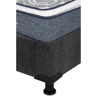 Foto 4 | Colchón Restonic Ghana + Box Dicasa Color Gris King Size + 2 Almohadas Osos + Protector Ultra + Sábanas Basic