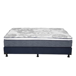 Foto 5 | Colchón Restonic Ghana + Box Dicasa Color Azul King Size + 2 Almohadas Trinity