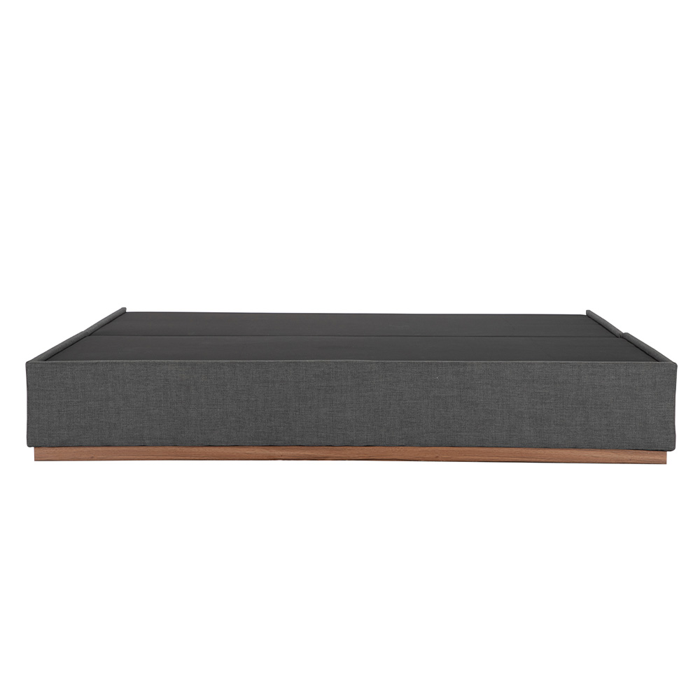 Base Cama Dicasa Linnz King Size Color Gris Oscuro