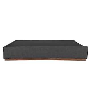 Foto 3 | Base Cama Dicasa Linnz Matrimonial Color Gris Oscuro