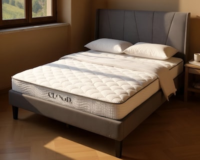 Foto 4 | Colchón Individual + Cama Gris | Set Cloud Eco Cambridge | Cama Completa