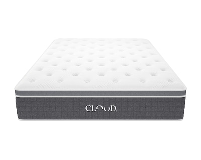 Foto 6 | Colchón Matrimonial + Cama Gris| Set Cloud Pro Cambridge | Cama Completa