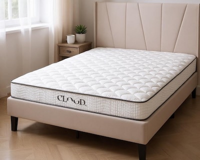 Foto 4 | Colchón Queen size + Cama Beige | Set Cloud Eco Cambridge | Cama Completa