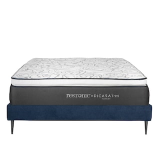 Foto 2 | Colchón Dicasa Trini Matrimonial + Base Cama Slim + Almohada One + Protector Cloud + Sabanas Softy + Edredon Homy