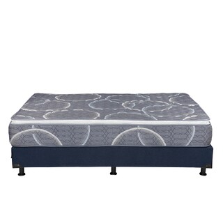 Foto 4 | Colchón Dicasa Bongo Queen Size + Box Dicasa Azul + Almohada 2pack + Sábanas Softy
