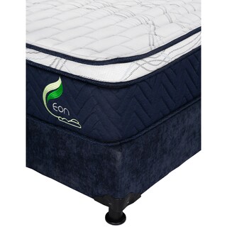 Foto 4 | Colchón Restonic Eon + Box Dicasa Azul Queen Size + Almohada Trinity + Protector Trinity + Sábanas Trinity