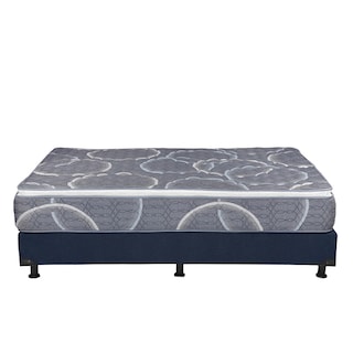 Foto 5 | Colchón Restonic Bongo + Box Dicasa Azul Queen Size + 2 Almohadas Trinity + Protector Trinity
