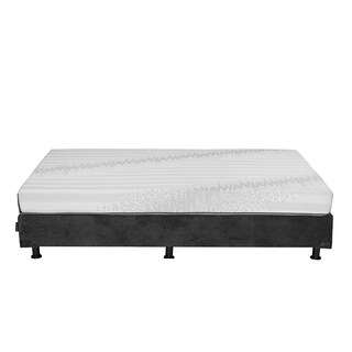 Foto 4 | Colchón Dicasa Inabox Queen Size + Box Dicasa Gris Oxfrod + Edredón Homy