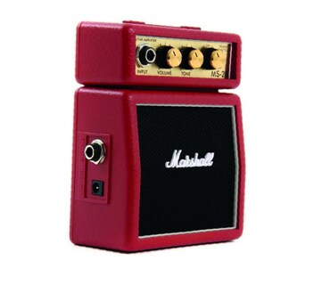 Foto 3 | Microamplificador para Guitarra Marshall Ms-2r color Rojo de 1 Watt