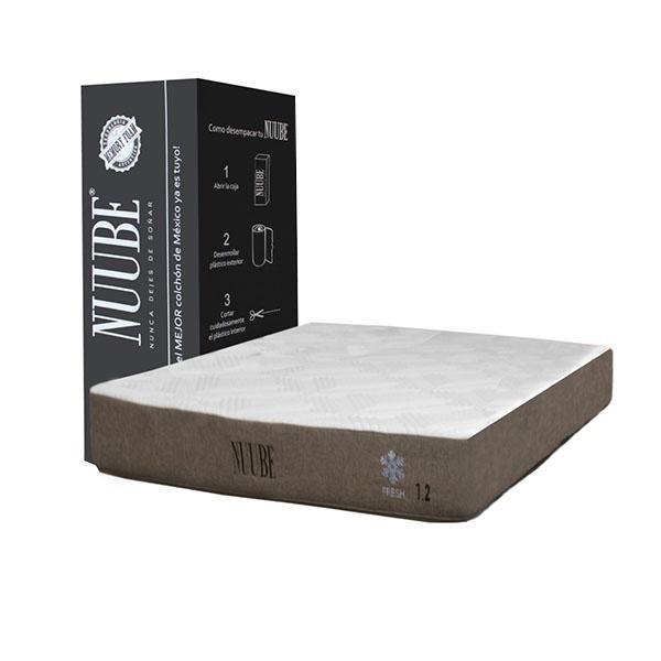 Colchón Memory Foam King Size Nuube 1.2, Empacado en Caja $10,477