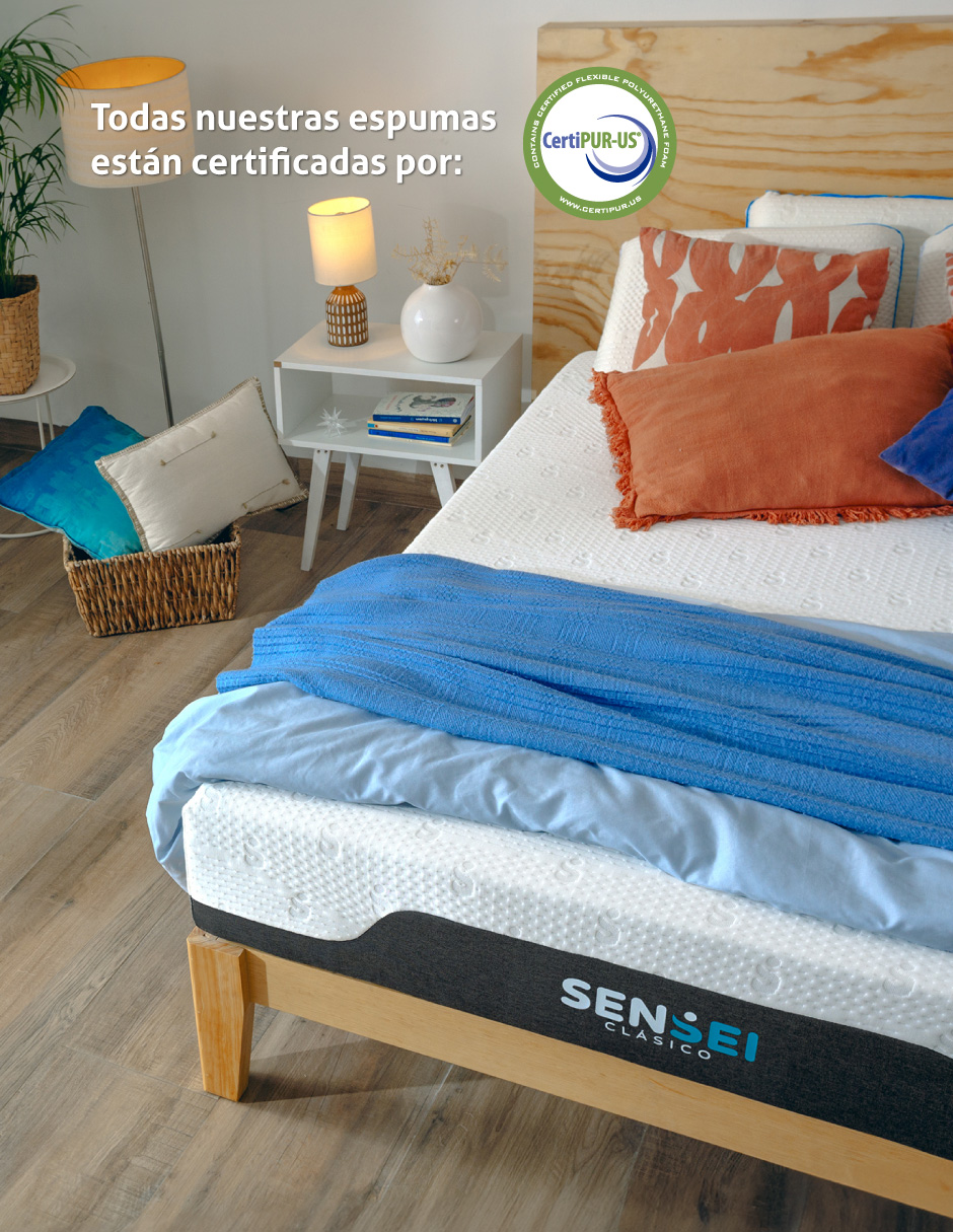 Foto 5 | Colchón en Caja Individual Sensei de Memory Foam Clásico