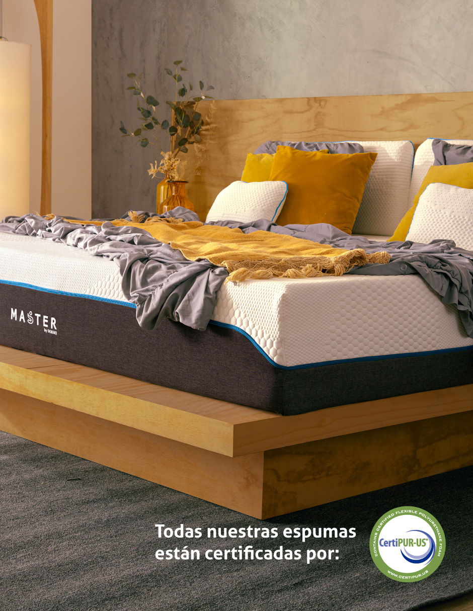 Foto 5 | Colchón en Caja Individual Sensei de Memory Foam Máster