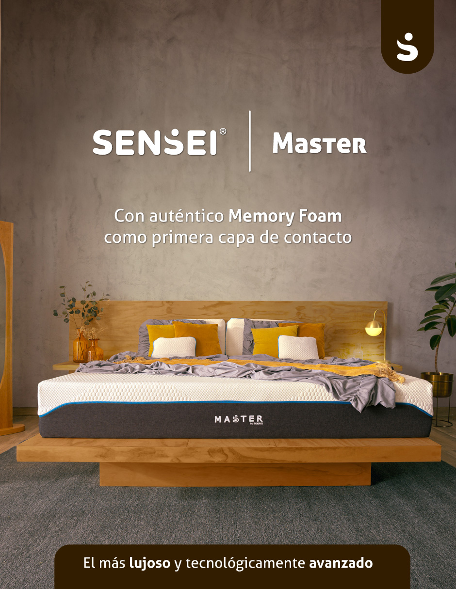 Foto 7 | Colchón en Caja Individual Sensei de Memory Foam Máster