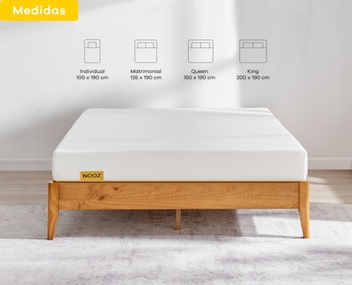 Foto 4 | Colchón King Size Nooz Essential 16 cm en Caja de Espuma Hecho en México con Garantía