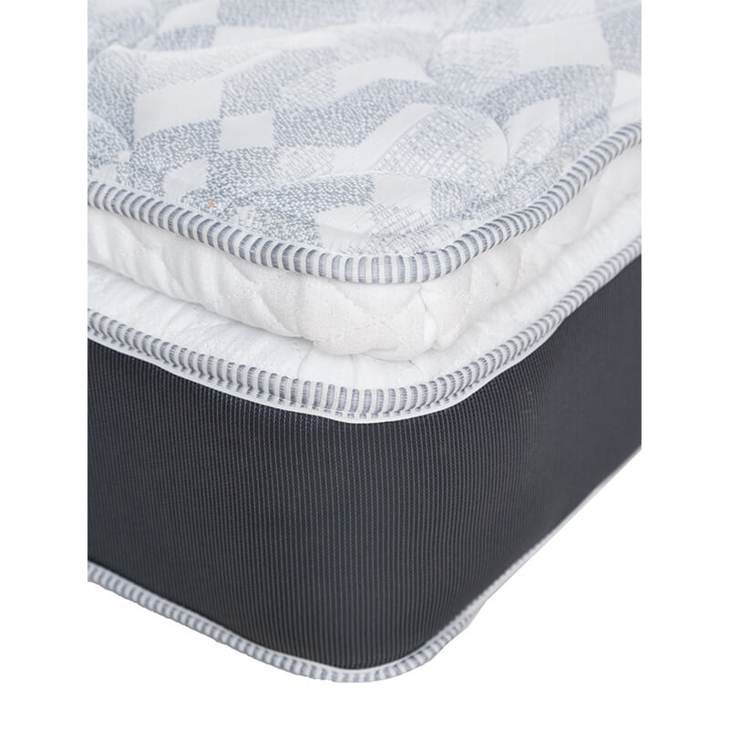 Foto 5 pulgar | Colchón Spring Air Marte color Gris Matrimonial más Almohada One más Sábanas Softy más Protector de Colchón y Edredó