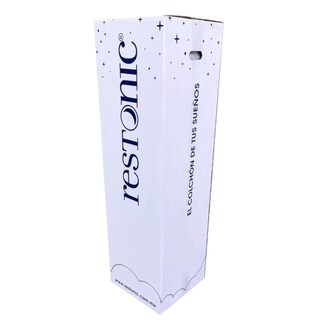 Foto 4 | Colchón En Caja Restonic Roll Individual + 2 Almohadas 2pack + Edredón