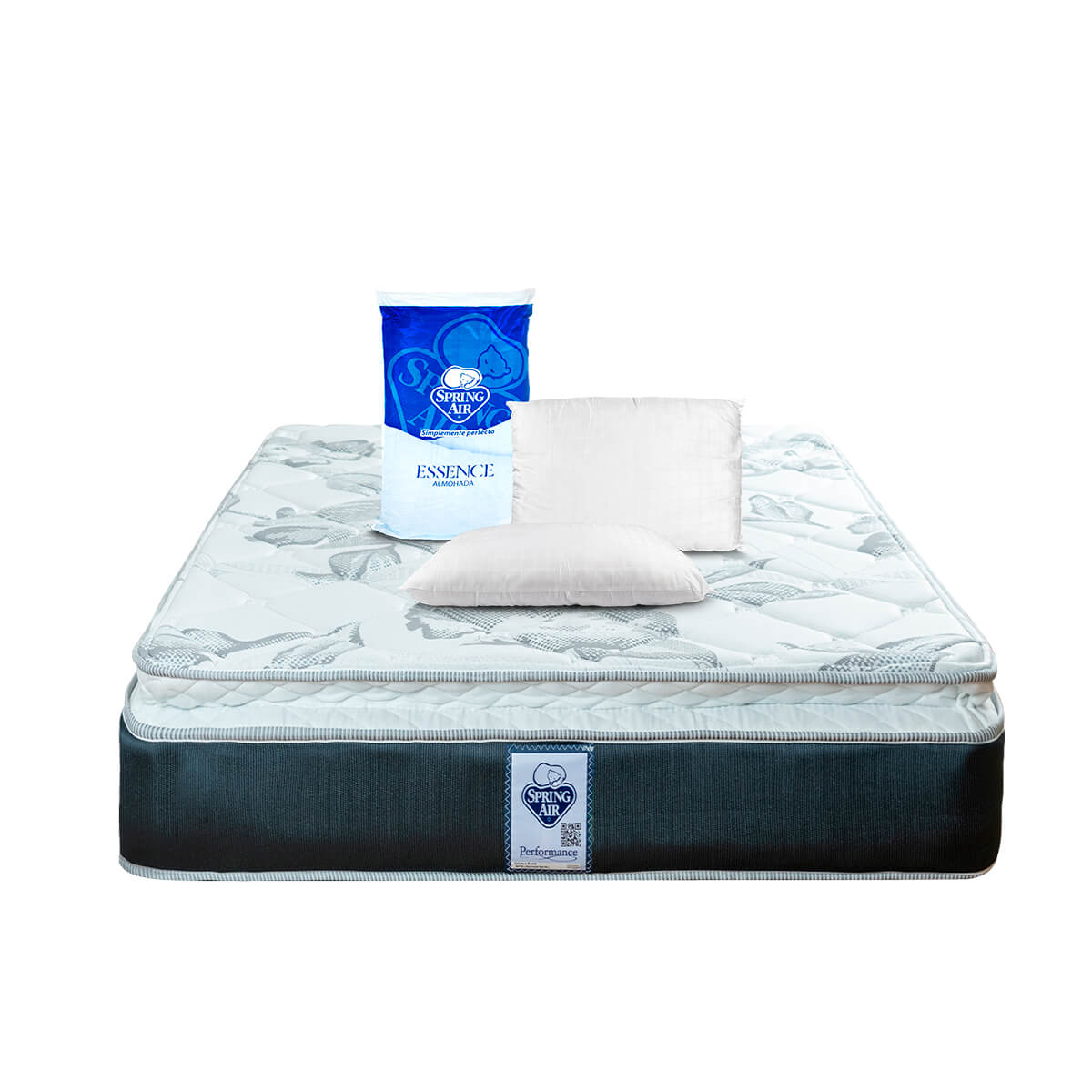 Foto 1 | Colchón Queen Size Spring Air Smith con 2 Almohadas