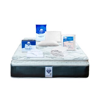 Foto 1 | Colchón Queen Size Spring Air Smith Incluye 2 Almohadas Protector y Juego De Sabanas