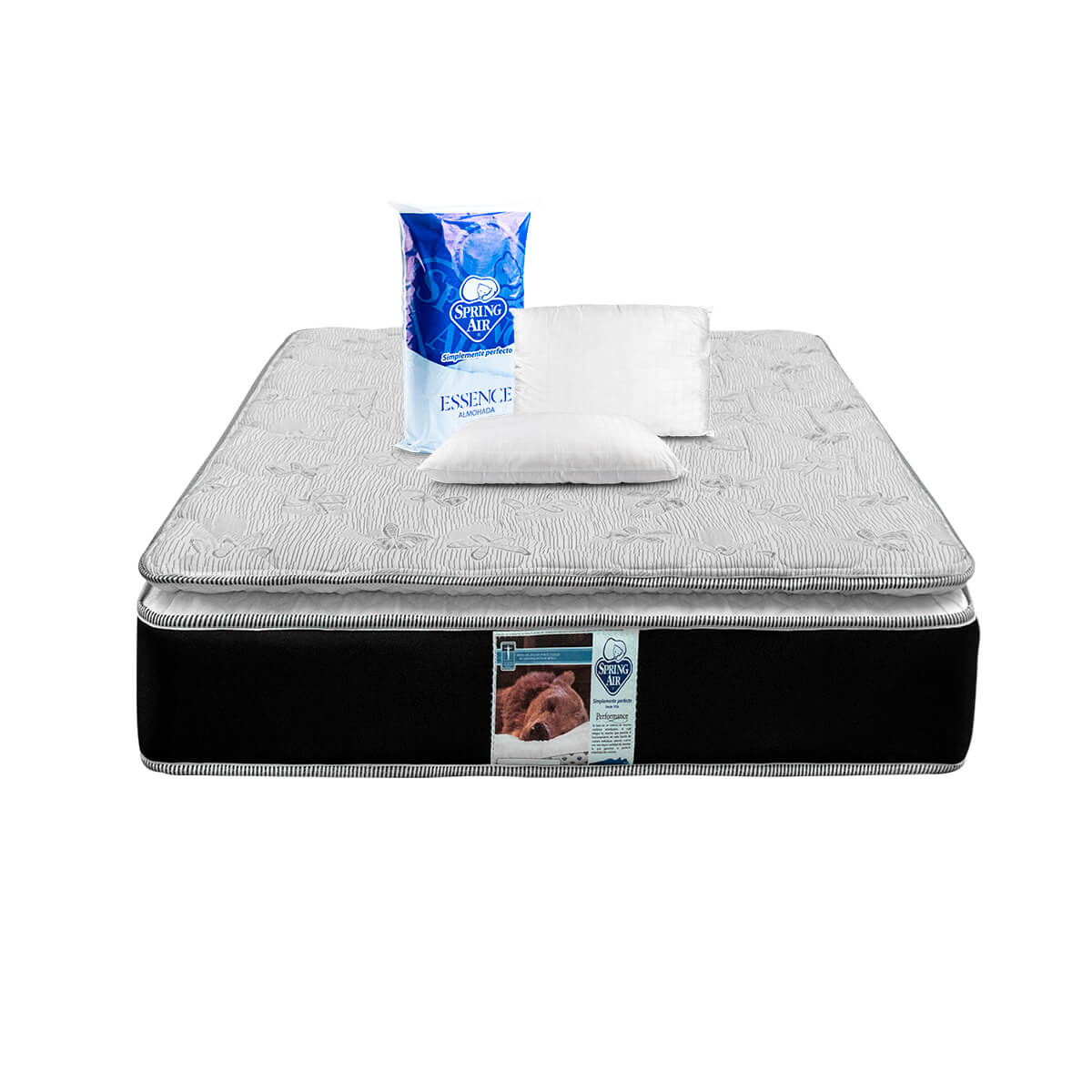 Colchón Individual  Spring Air Kunis incliye 2 Almohadas