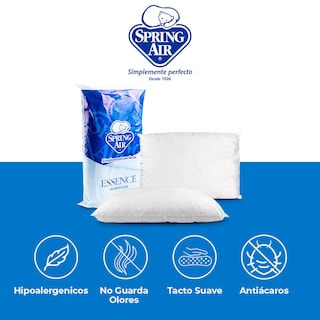 Foto 3 | Colchón Spring Air King Size Sleeper + Pack de 2 Almohadas + Juego de Sabanas KS
