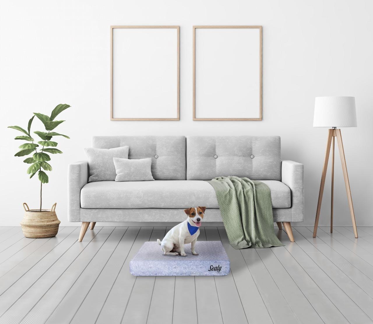 Cama Sealy To Go color Blanco para Mascota