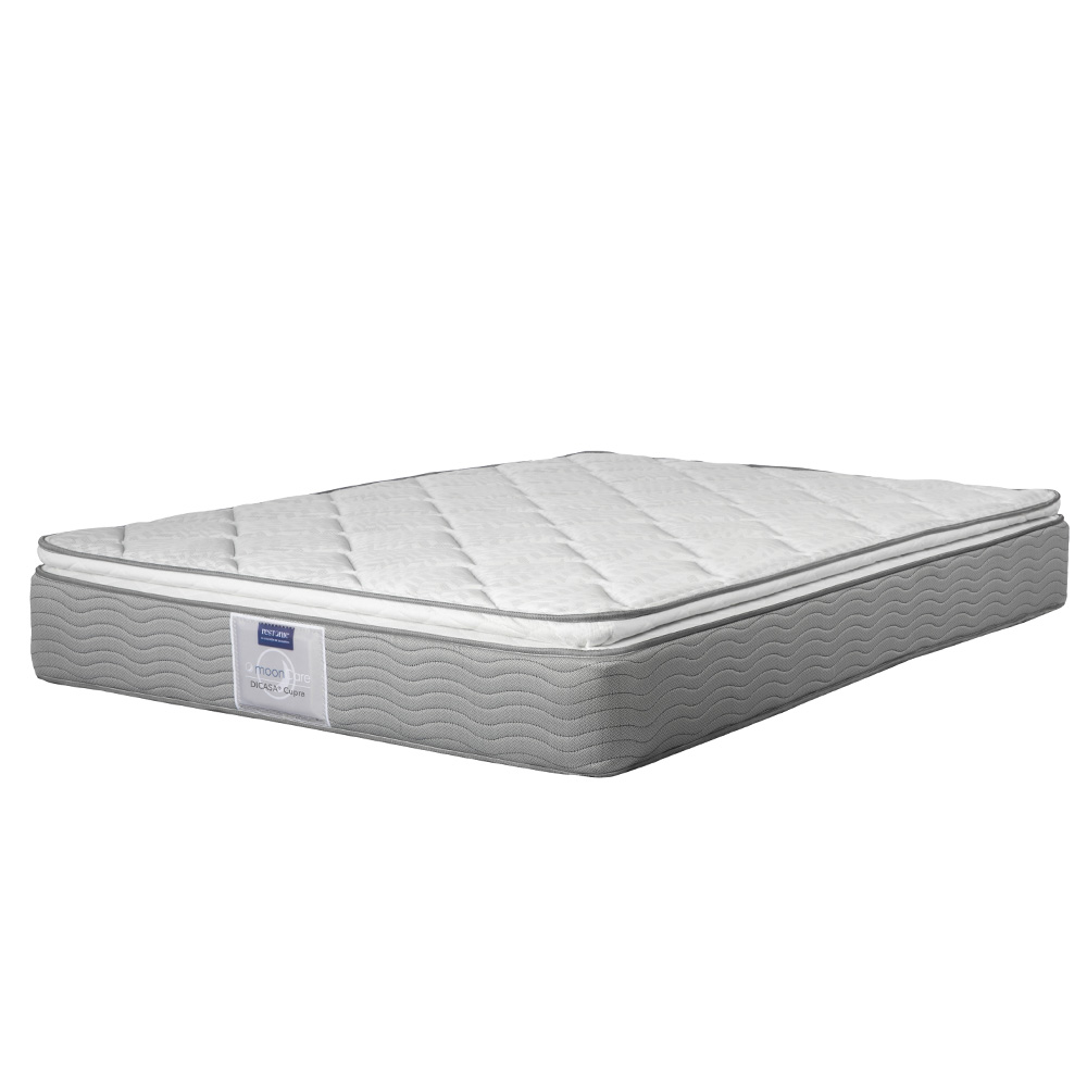 Foto 2 | Colchón Restonic Cupra Blanco Matrimonial + Almohadas 2 Pack