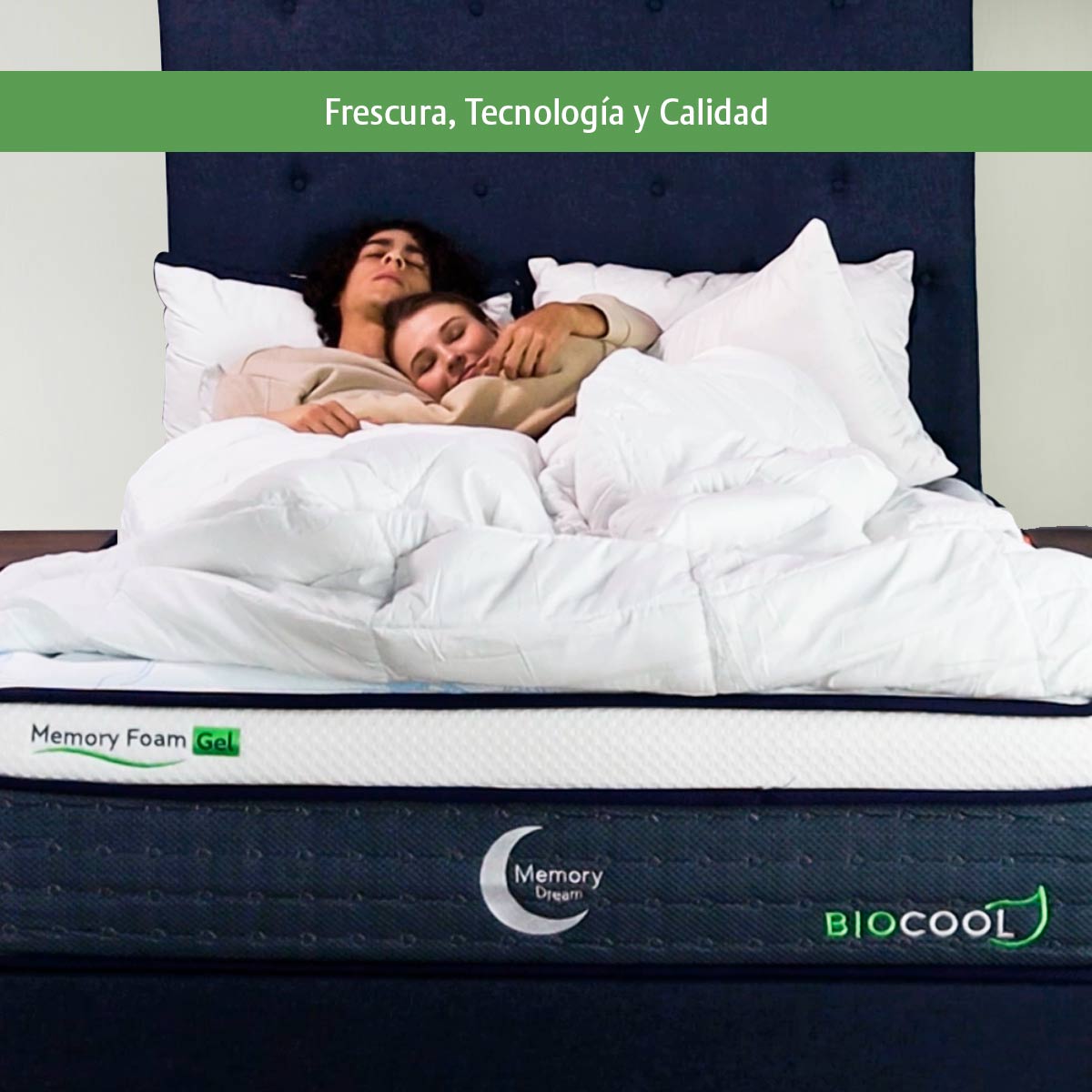 Foto 2 | Colchón Memory Dream Biocool King Size en Caja