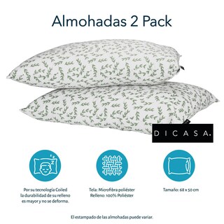 Foto 5 | Colchón Dicasa Inabox color Blanco Queen Size + 2 Almohadas Dicasa + Edredón Dicasa