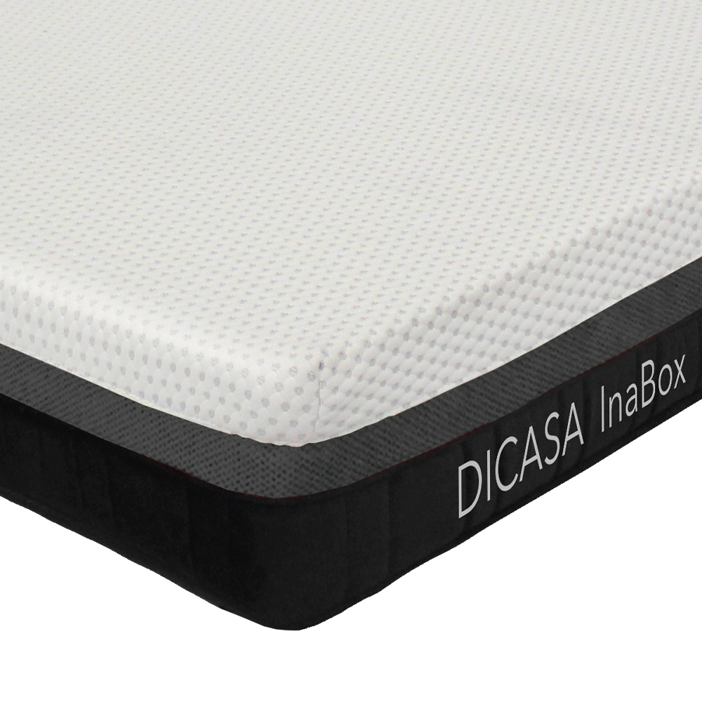 Foto 4 pulgar | Colchón Dicasa Inabox Blanco Individual + Almohada One + Protector + Sábanas Softy + Edredón