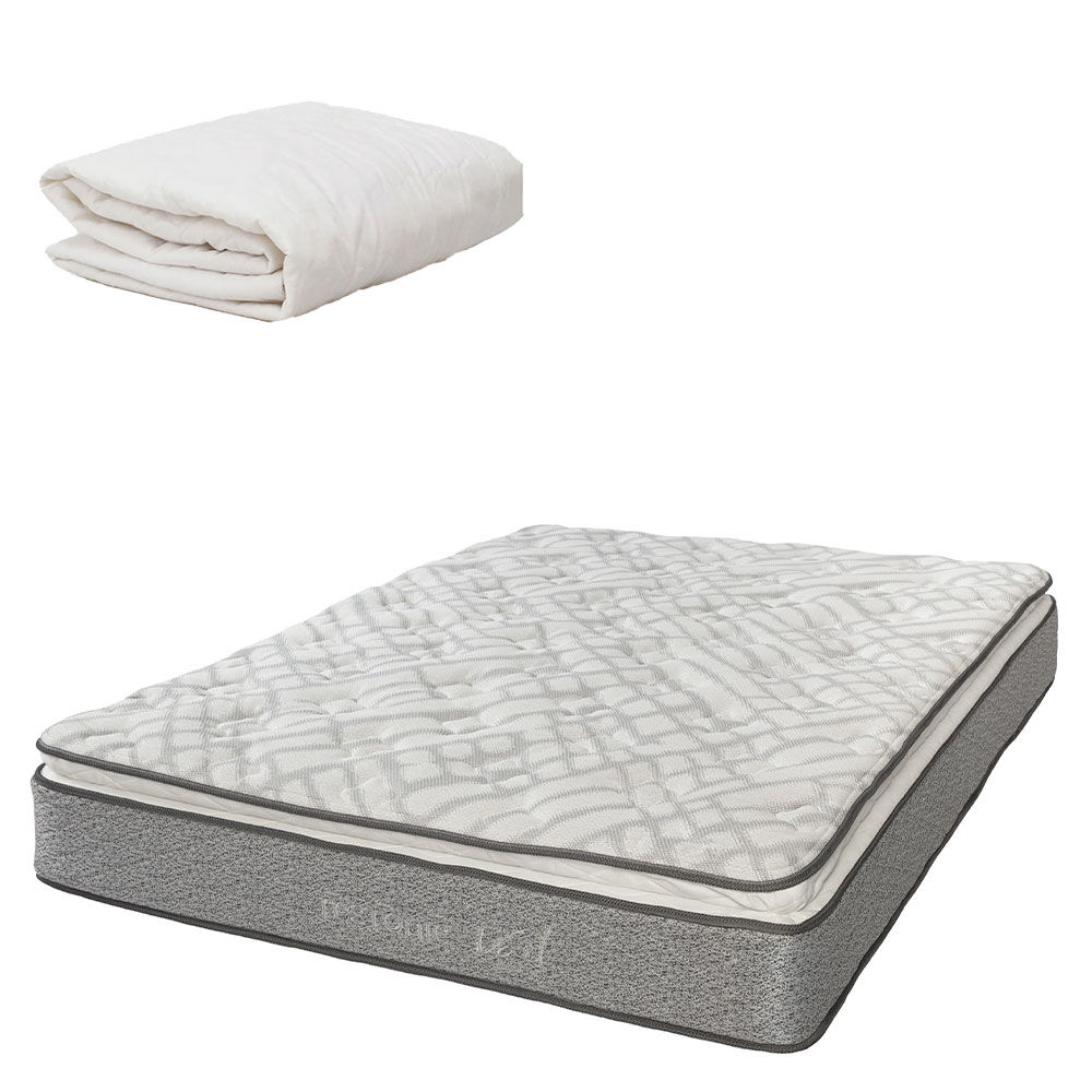 Colchón Restonic Vail Individual + Protector de Colchón Spring Air