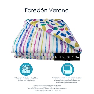 Foto 7 | Colchón Restonic Vail Matrimonial + Almohada Dicasa + Protector de Colchón Spring Air + Sábanas Dicasa + Edredón Dica