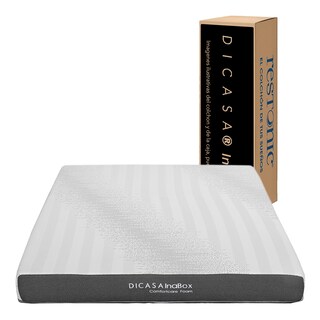 Foto 2 | Colchón En Caja Dicasa Inabox Matrimonial + Almohada One + Protector Ultra + Sábanas Basic
